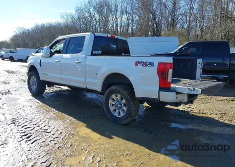 2017 Ford F-250 Lariat from USA, damaged, VIN 1FT7W2BT4HEE52421